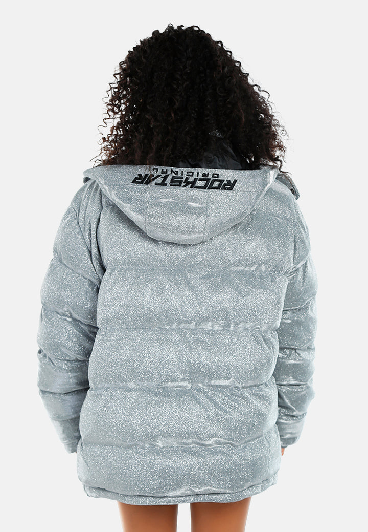 women shimmer quilted jacket#color_silver