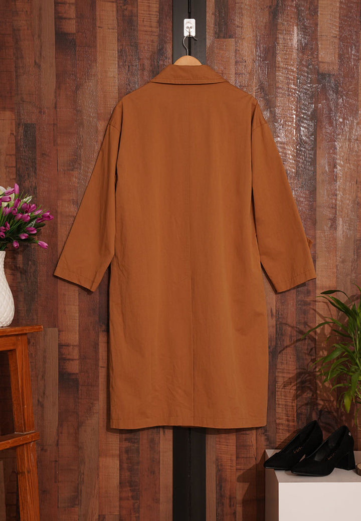 Women Women's Longline Trench Coat