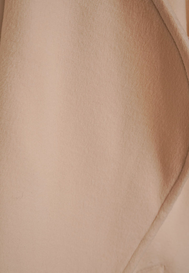 Women Cropped Lapel Collar Jacket