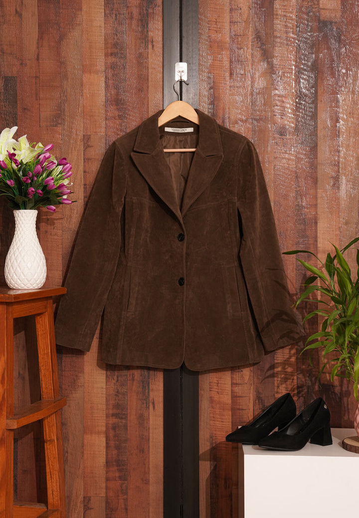 Women Classic Blazer Silhouette Jacket