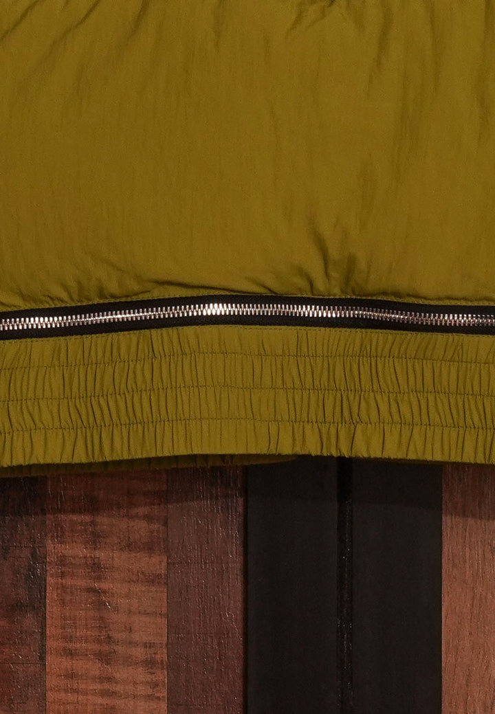 Women High Neck Cropped Jacket