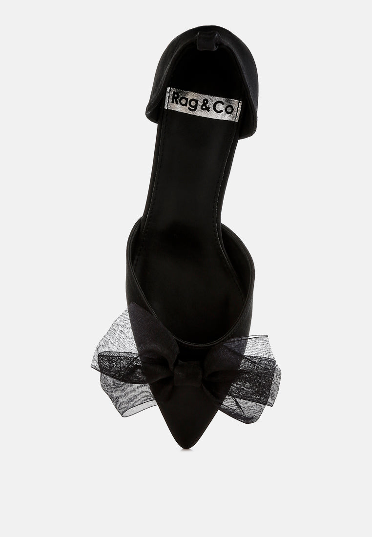 women bow detail satin sandals#color_black