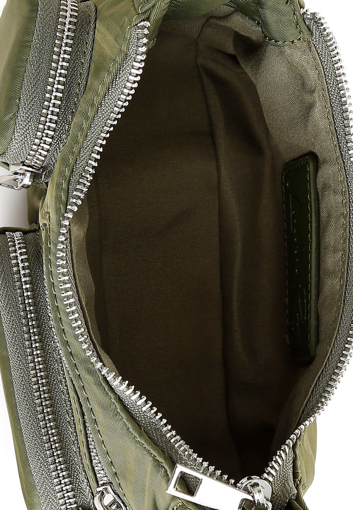 cargo pockets shoulder bag#color_olive