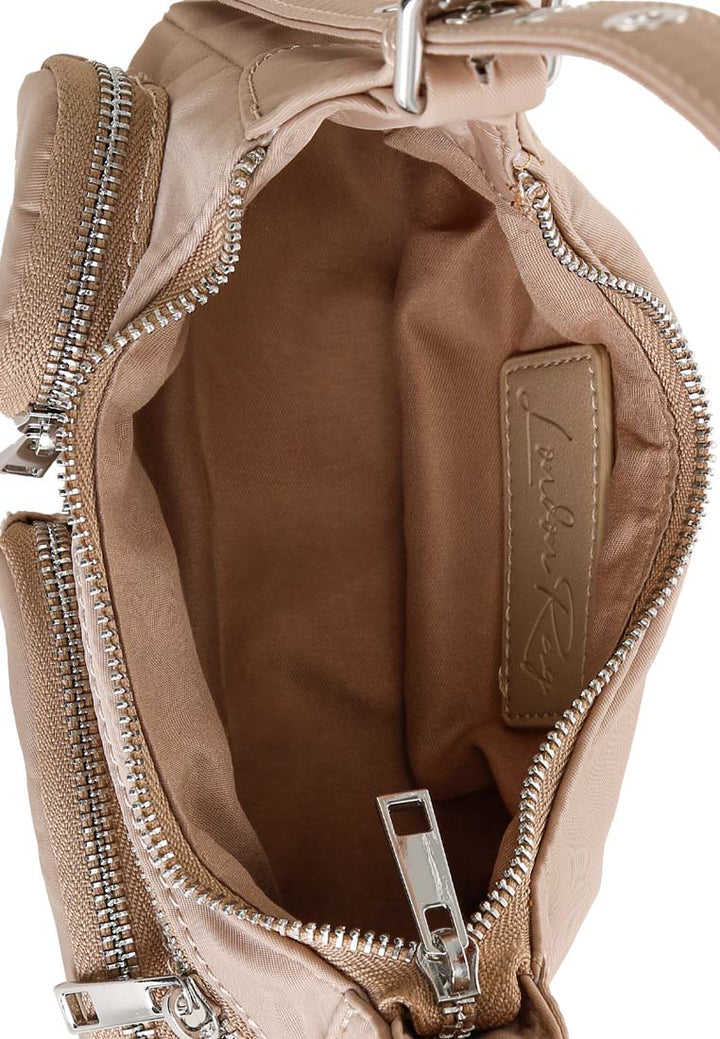 cargo pockets shoulder bag#color_taupe