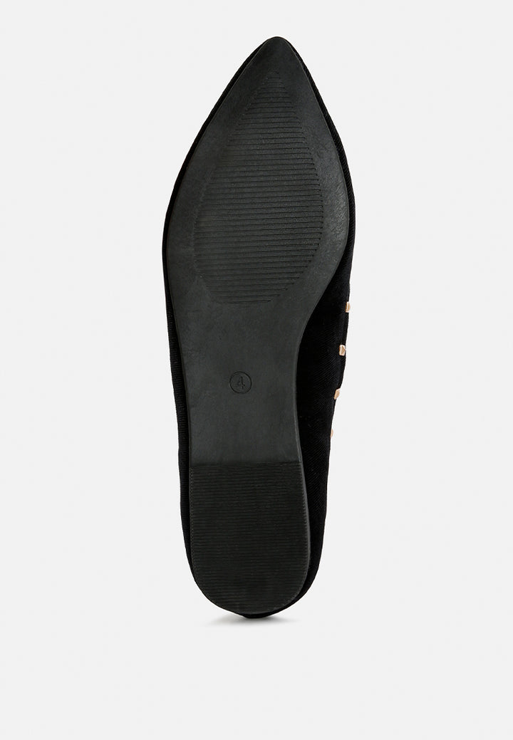 women casual walking metallic loafers#color_black