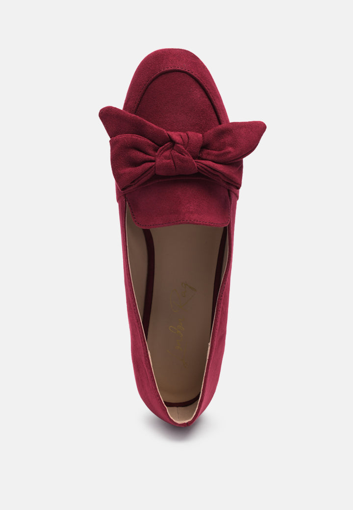 women pointed toe loafers#color_dark-red