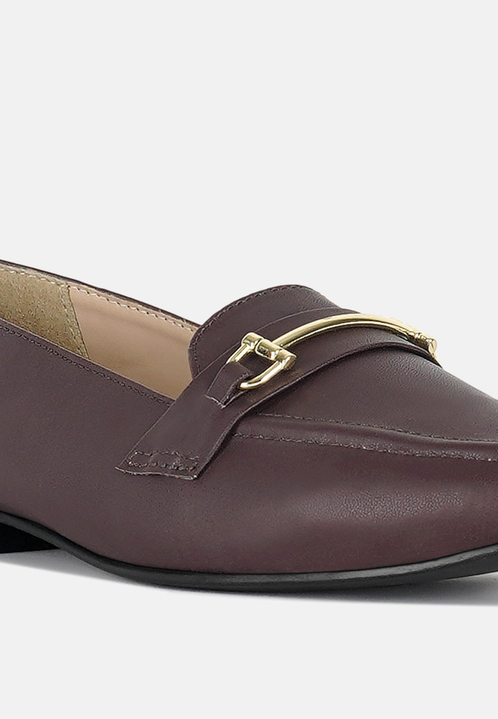women classic horsebit-embellished loafers#color_brown