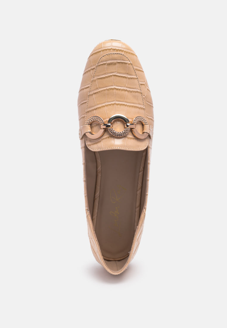 women velvet diamante buckle casual loafers#color_beige