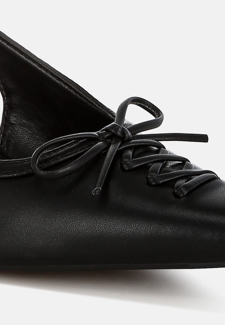 women kitten heel pointy slingbacks#color_black