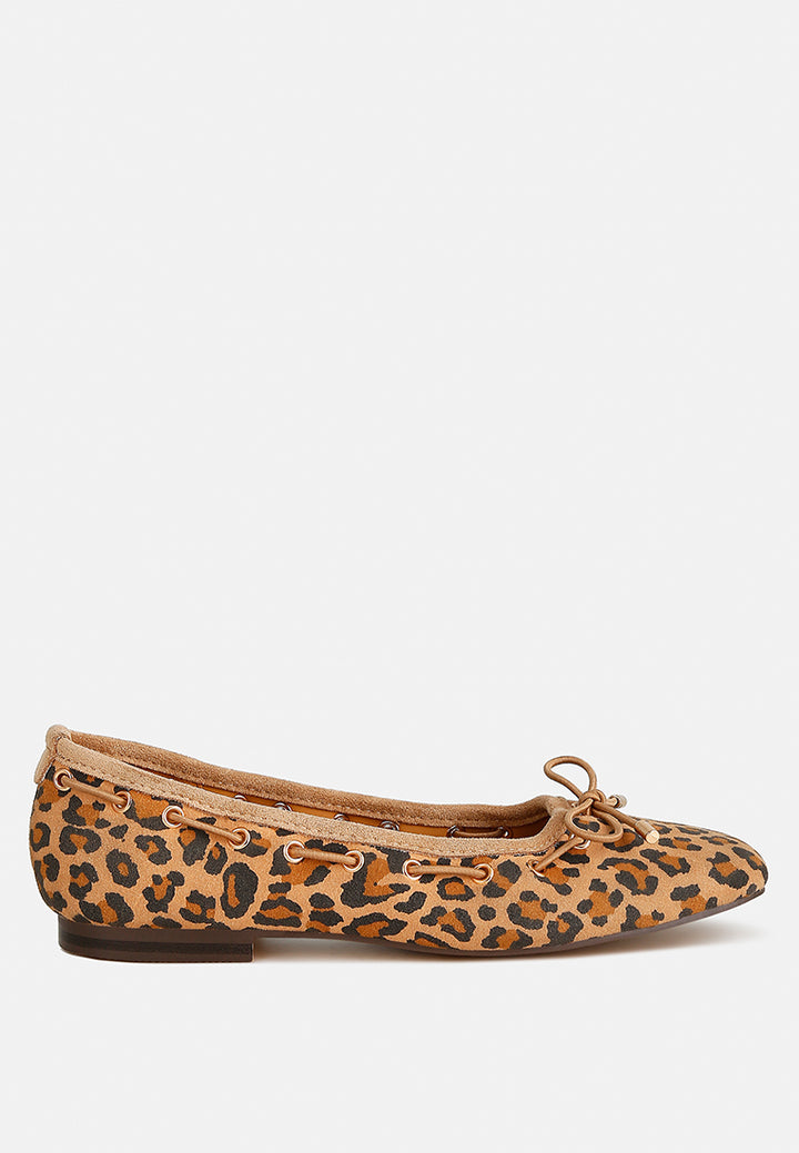 Women Drawstring Bow Ballerinas