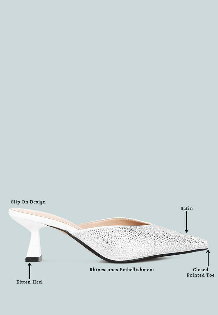 women aldora rhinestones embellished mules#color_white