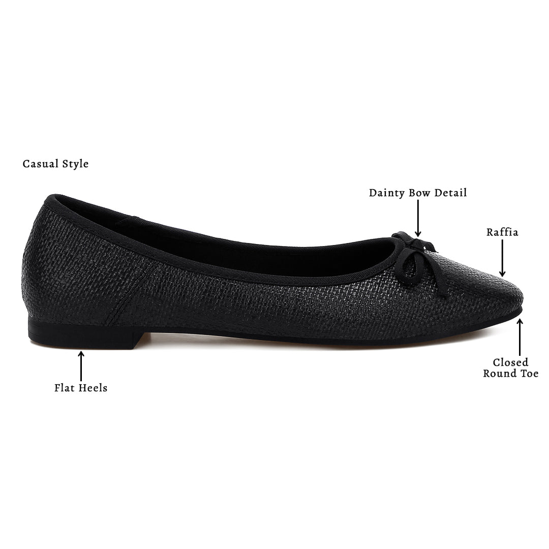 raffia ballet flats#color_black