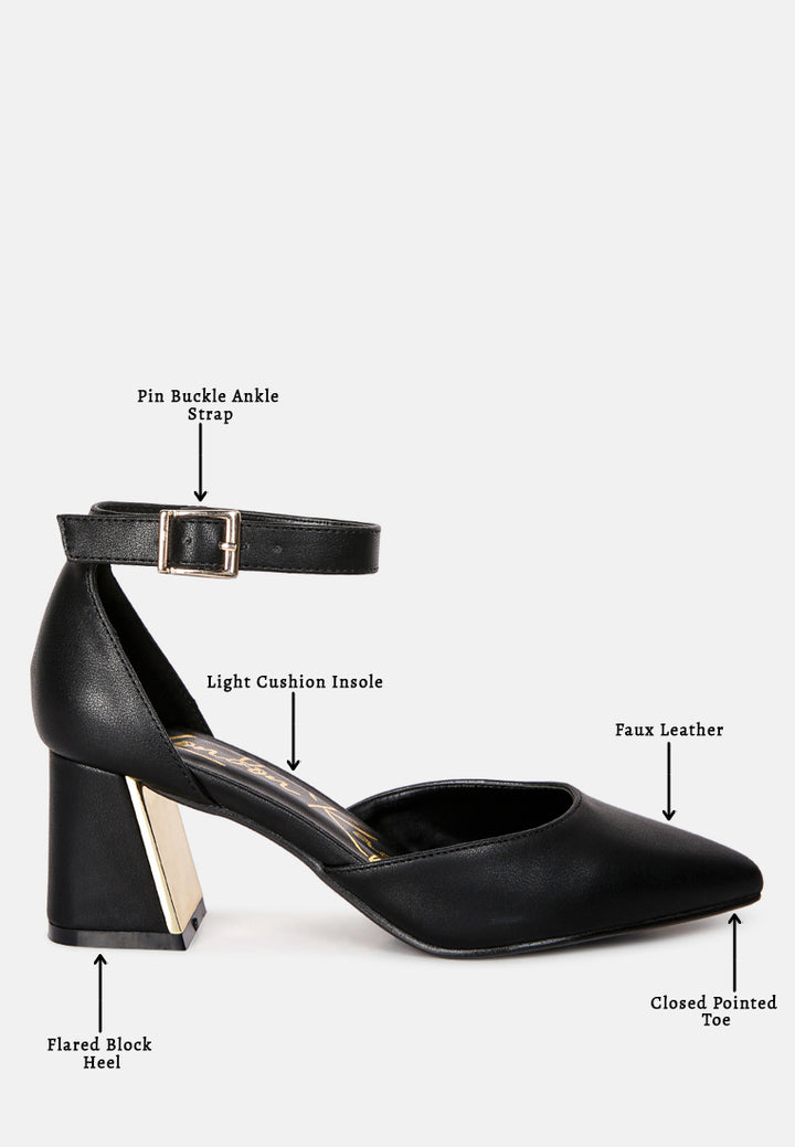 Women Metallic Accent Heeled Sandals