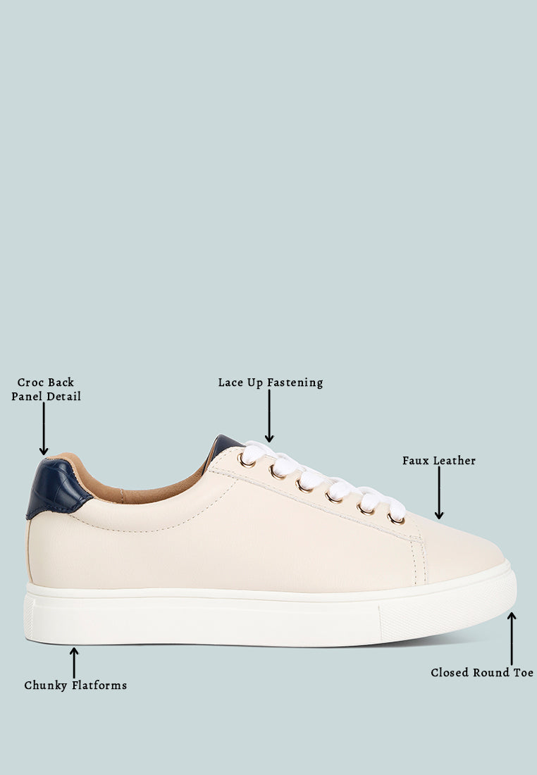 women colette croc back panel sneakers#color_cream-navy