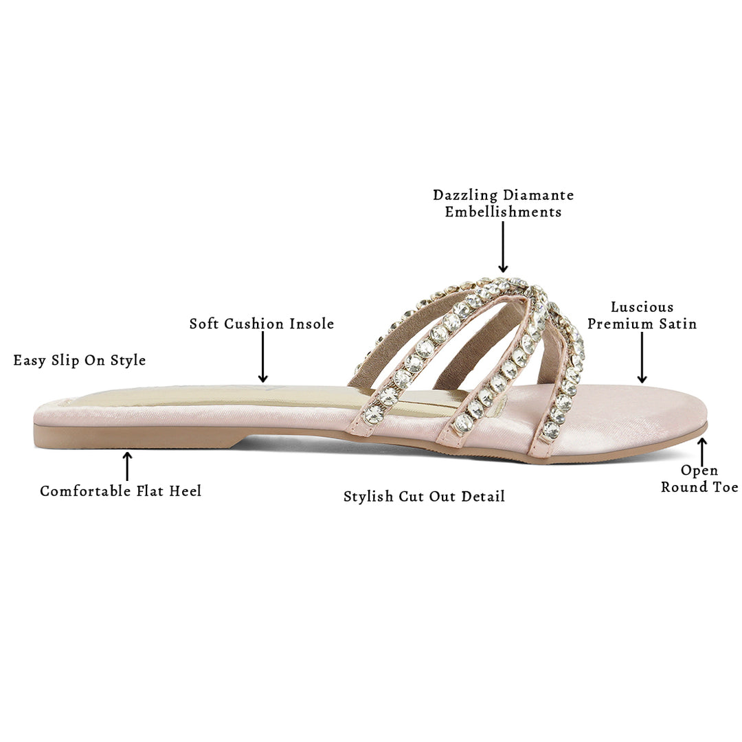 dimante strap flat sandals#color_blush