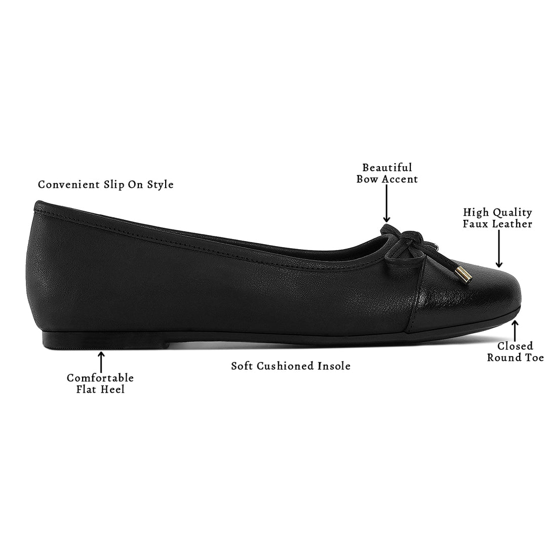 Women Two Tone Ballet Flats