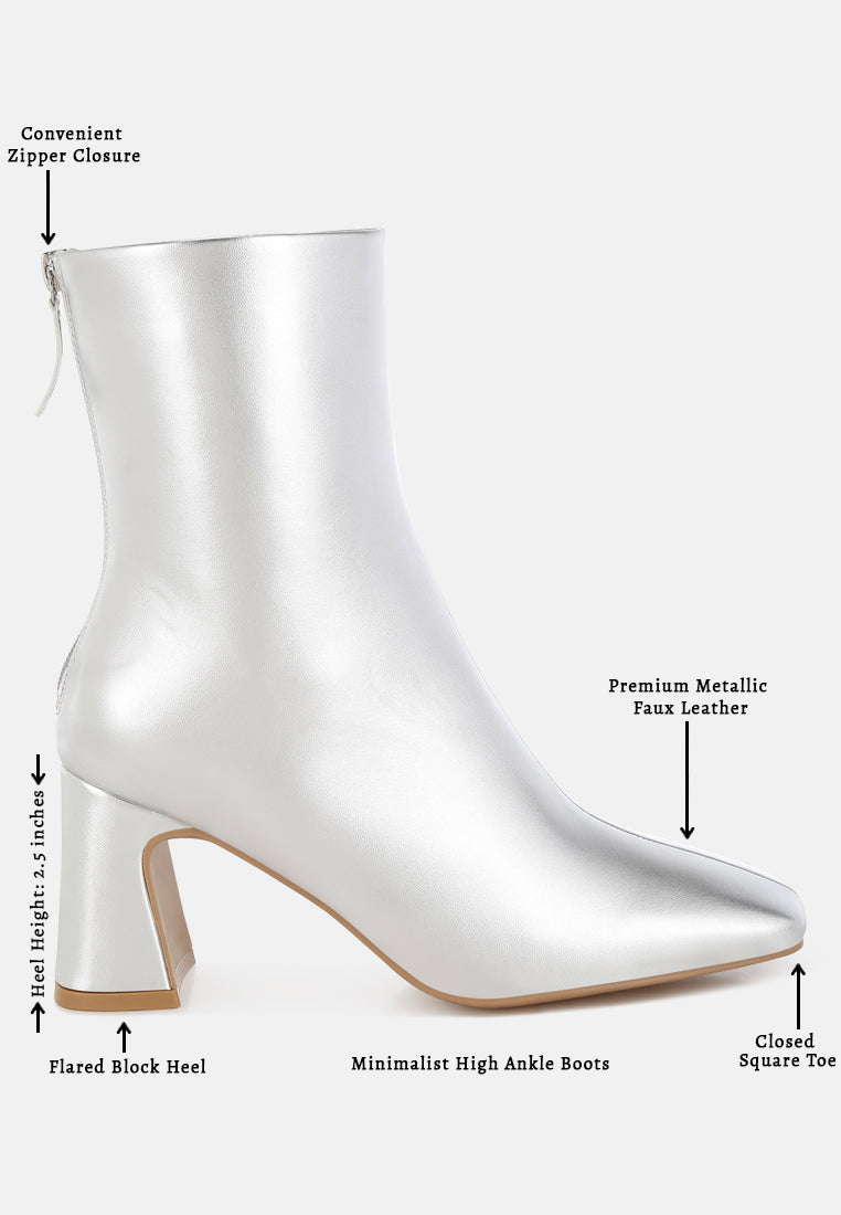 women square toe metallic ankle boots#color_silver