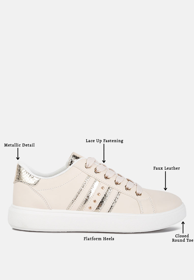 women back panel detail sneakers#color_beige