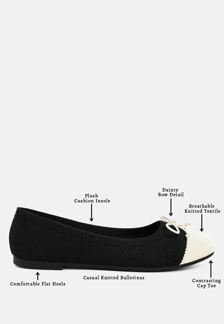 women two tone ballerinas#color_black