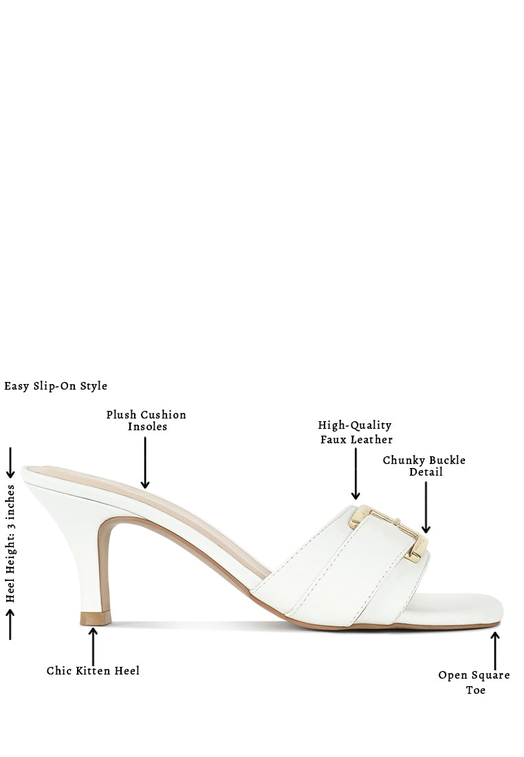 women buckle detail heels#color_black