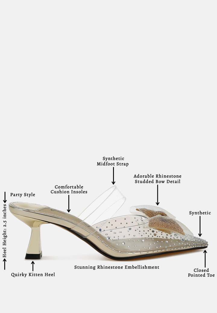 embellished bow kitten heels
#color_gold