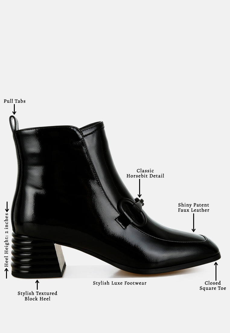 textured block heel ankle boots#colour_black