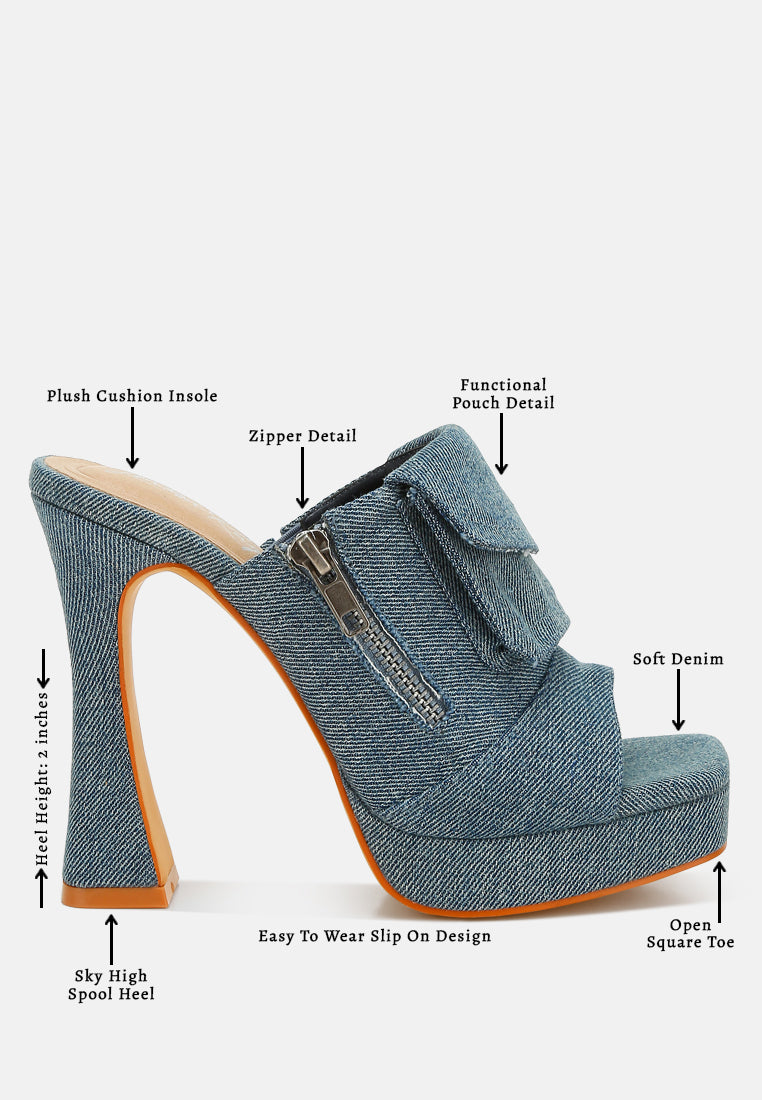 Women Pouch Detail Sandals