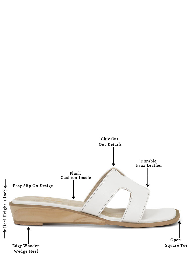 women faux leather wooden heel mules#color_tan