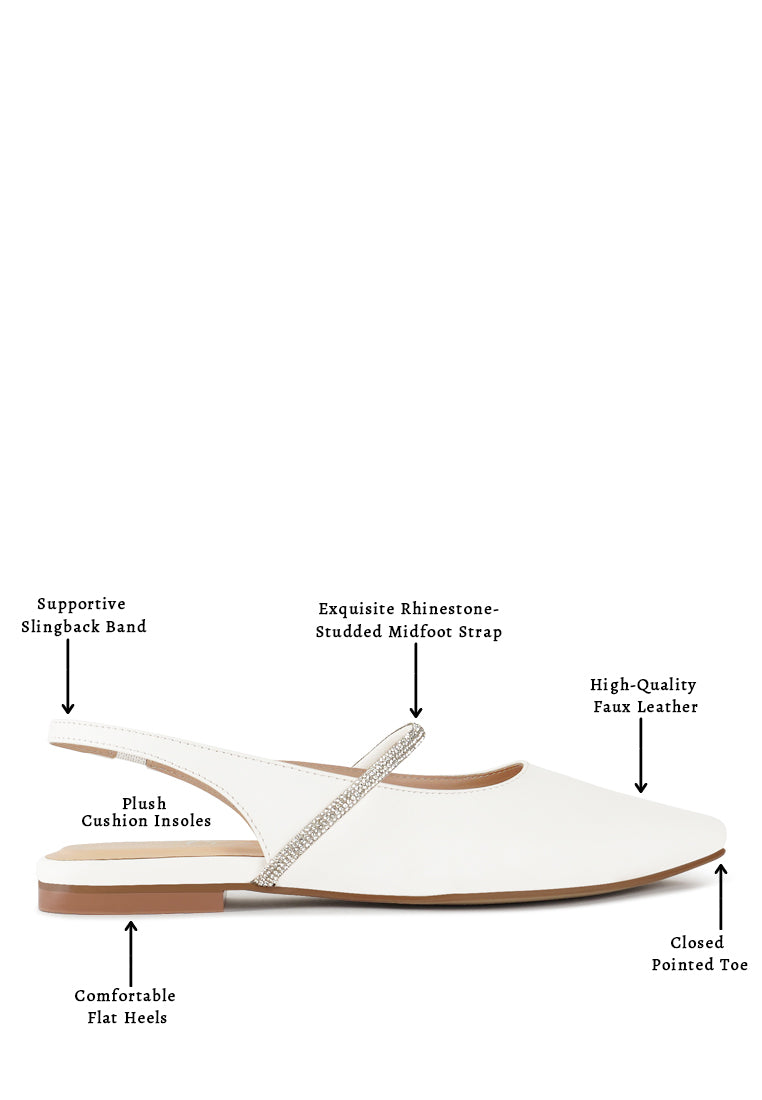 women pointed toe slingback sandals#color_black