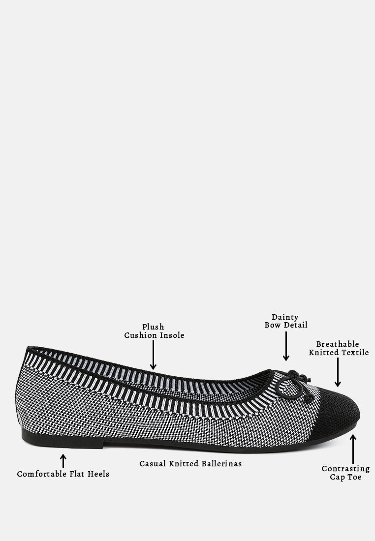 women two tone ballerinas#color_grey