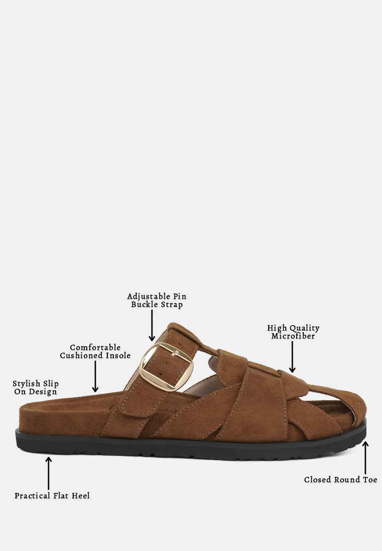 Women Microfiber Slip On Flats