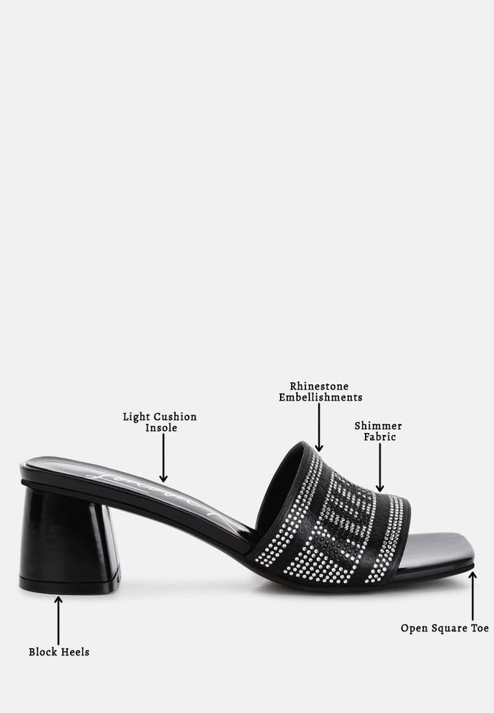 women diamante embellished mumbai sandals#color_black