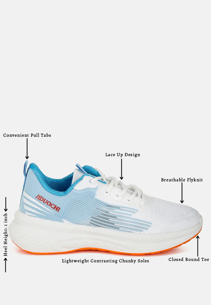 women lace-up chunky sneakers#color_blue