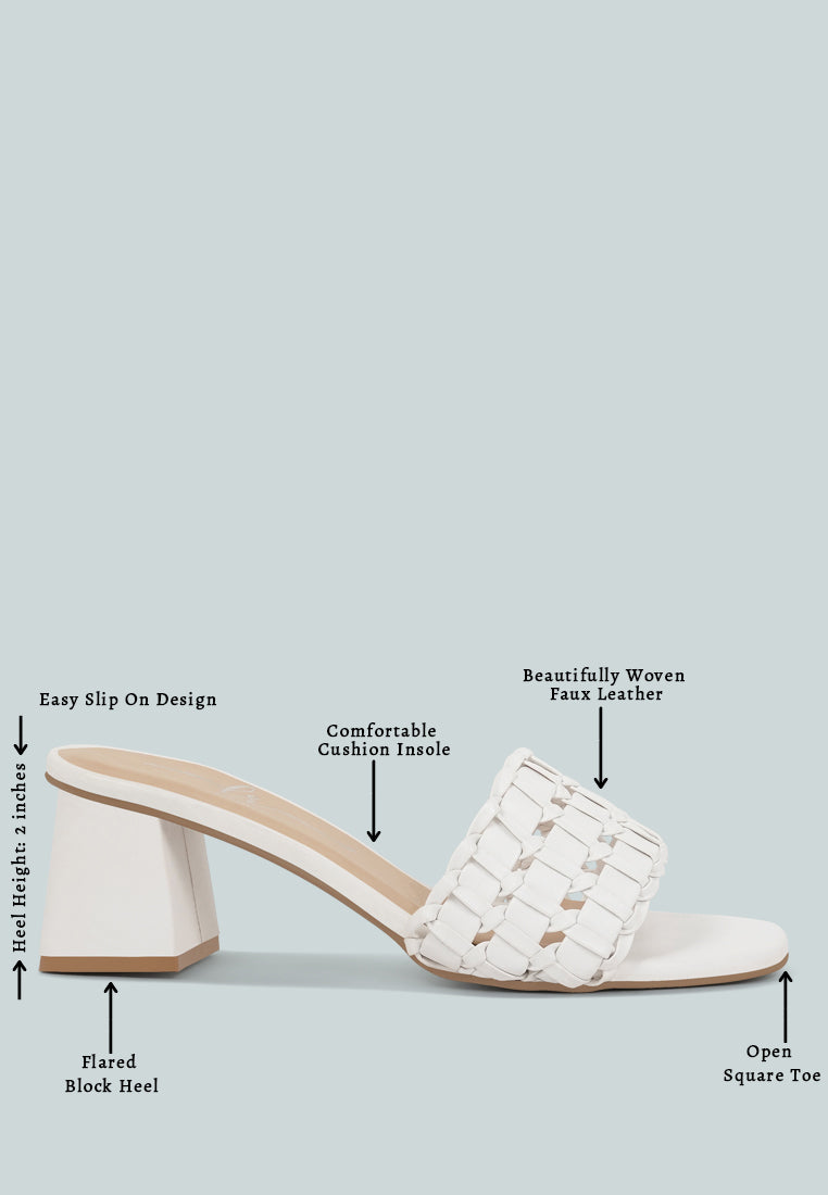 women strap detail slip-on sandals#color_white