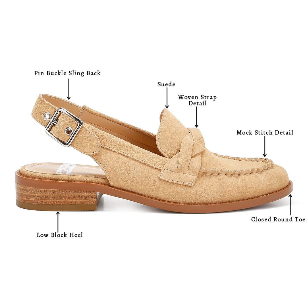 woven strap slingback loafers
#color_beige