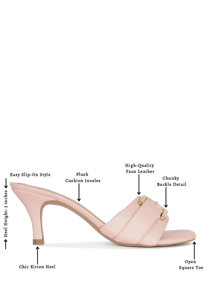 women buckle detail heels#color_white