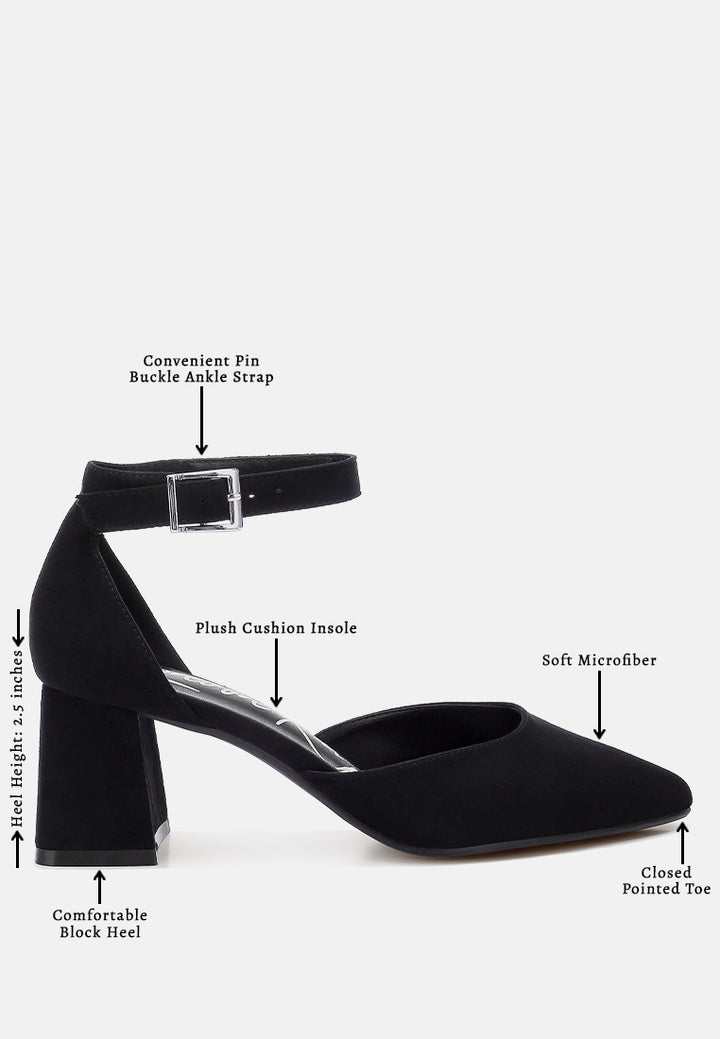 women microfiber heel sandals#color_black