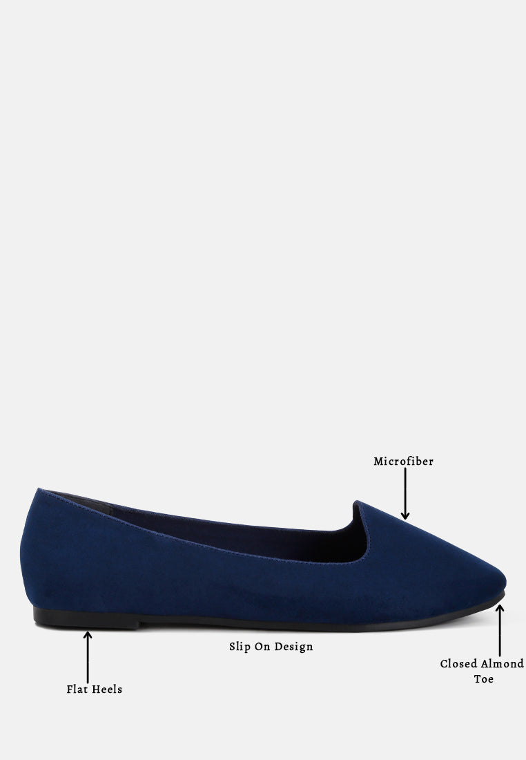women casual flat ballerinas#color_navy