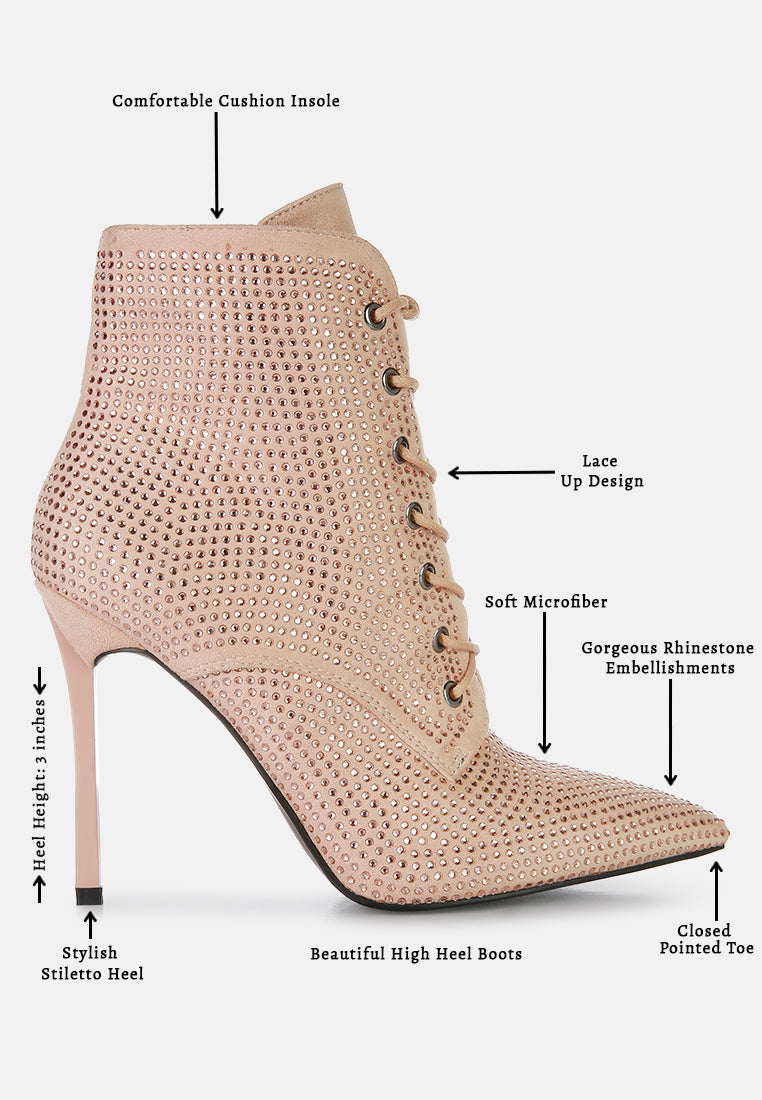 women head on faux suede diamante ankle boots#color_beige