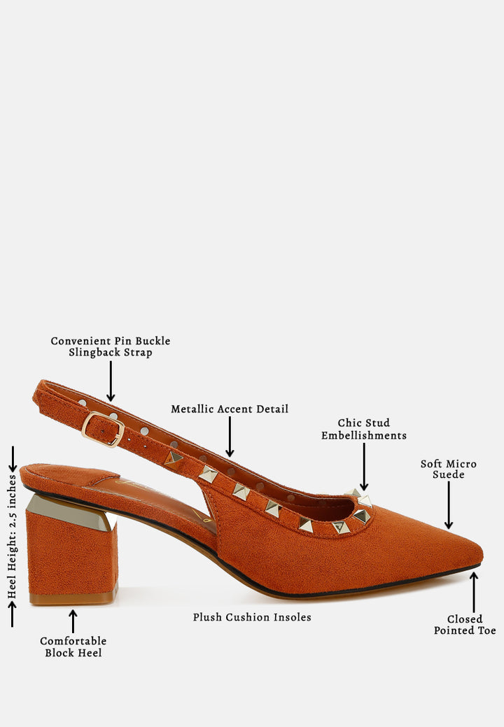 women stud embellished microfiber sandals#color_tan