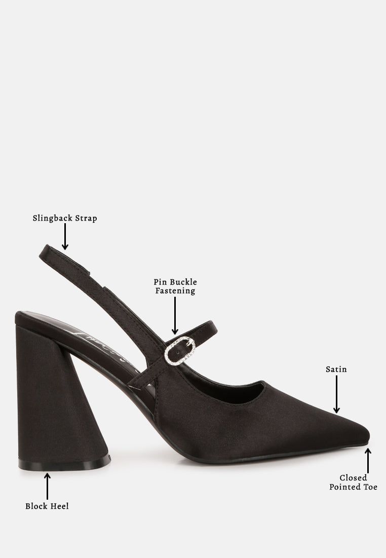 women flared heel party sandals#color_black