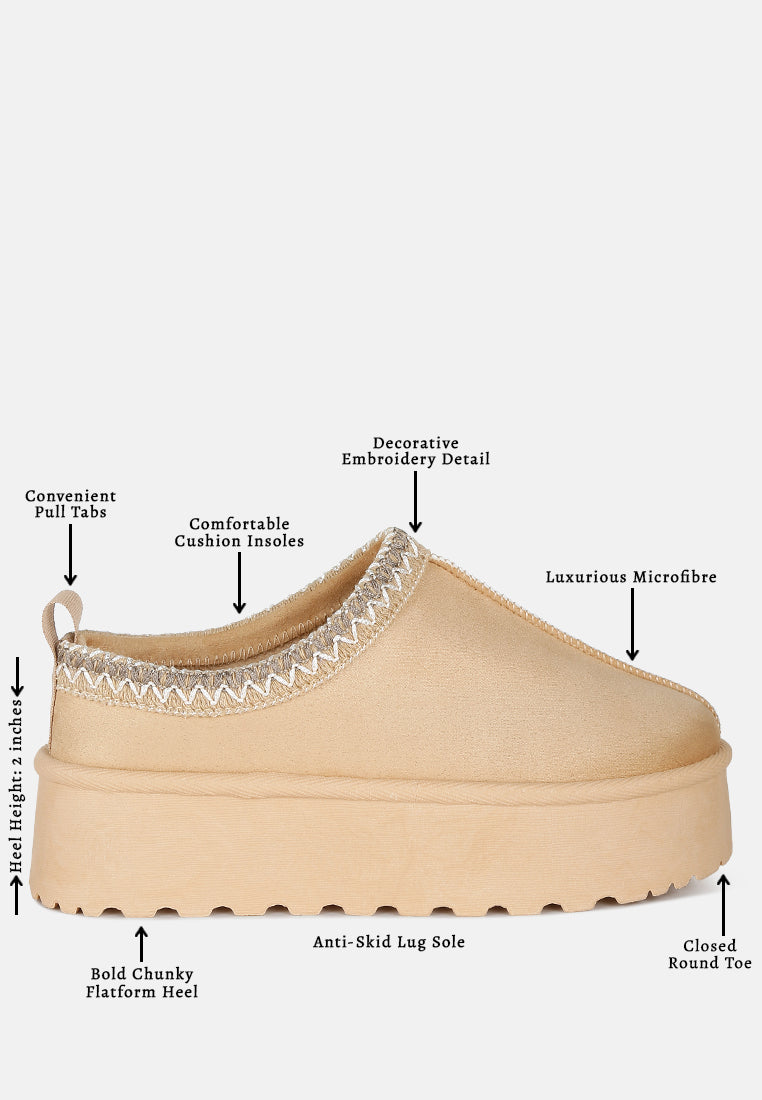 women embroidered platform fur classic slip-on#color_beige