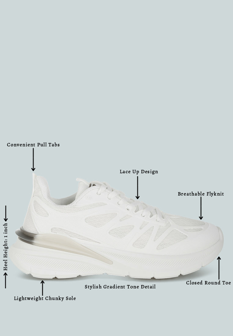 women flyknit chunky sneakers#color_white