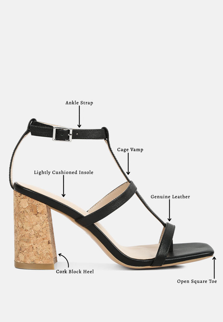 women open square toe block heel sandals#color_black