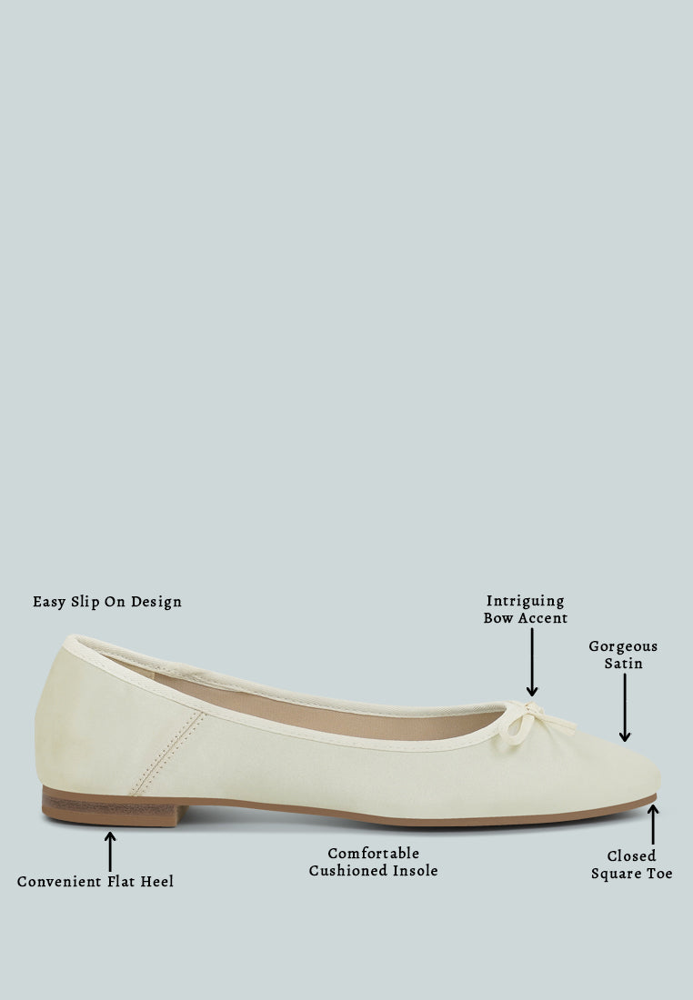 women bow detail satin ballerinas#color_off-white