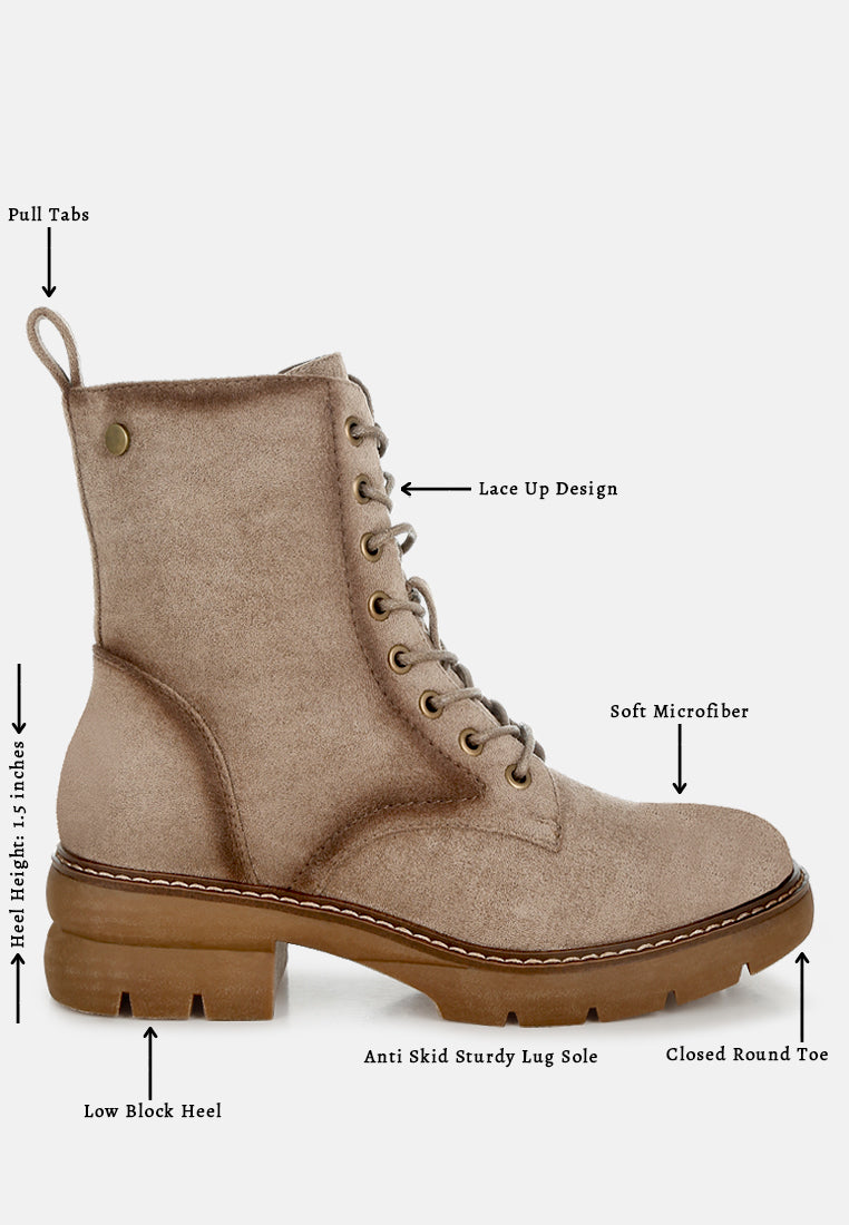 women lace up high ankle boots#color_taupe
