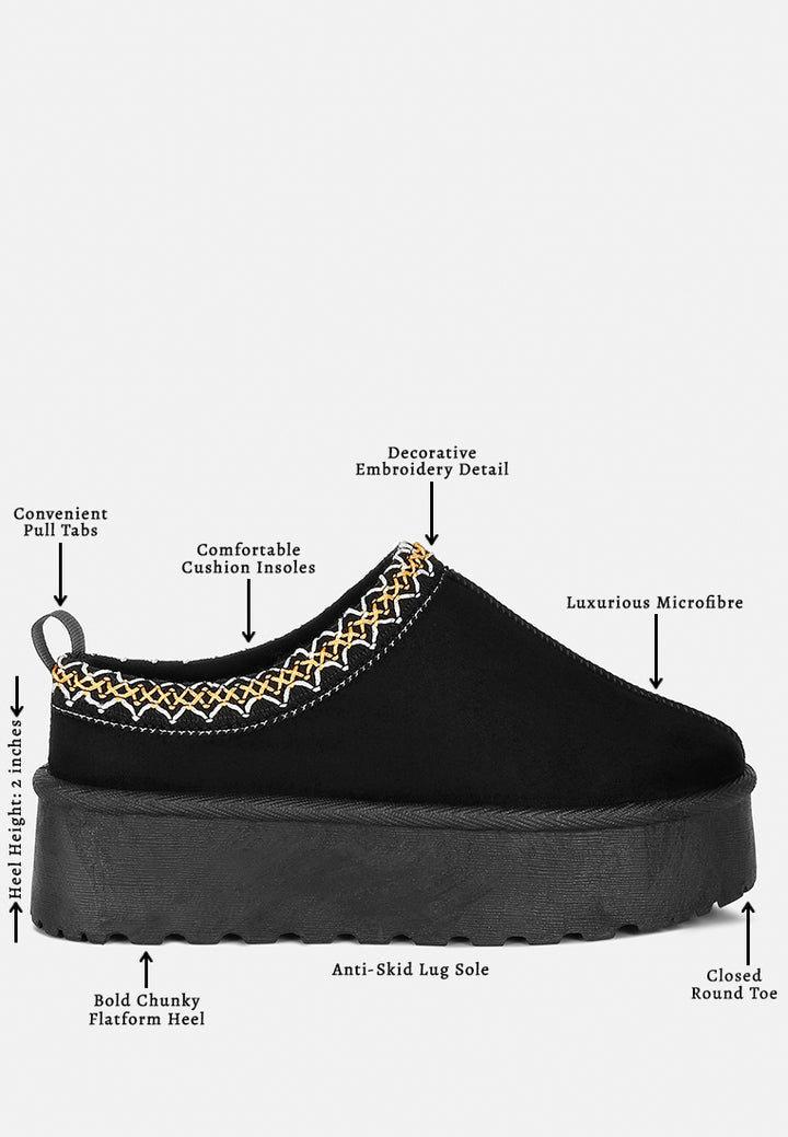 women embroidered platform fur classic slip-on#color_black