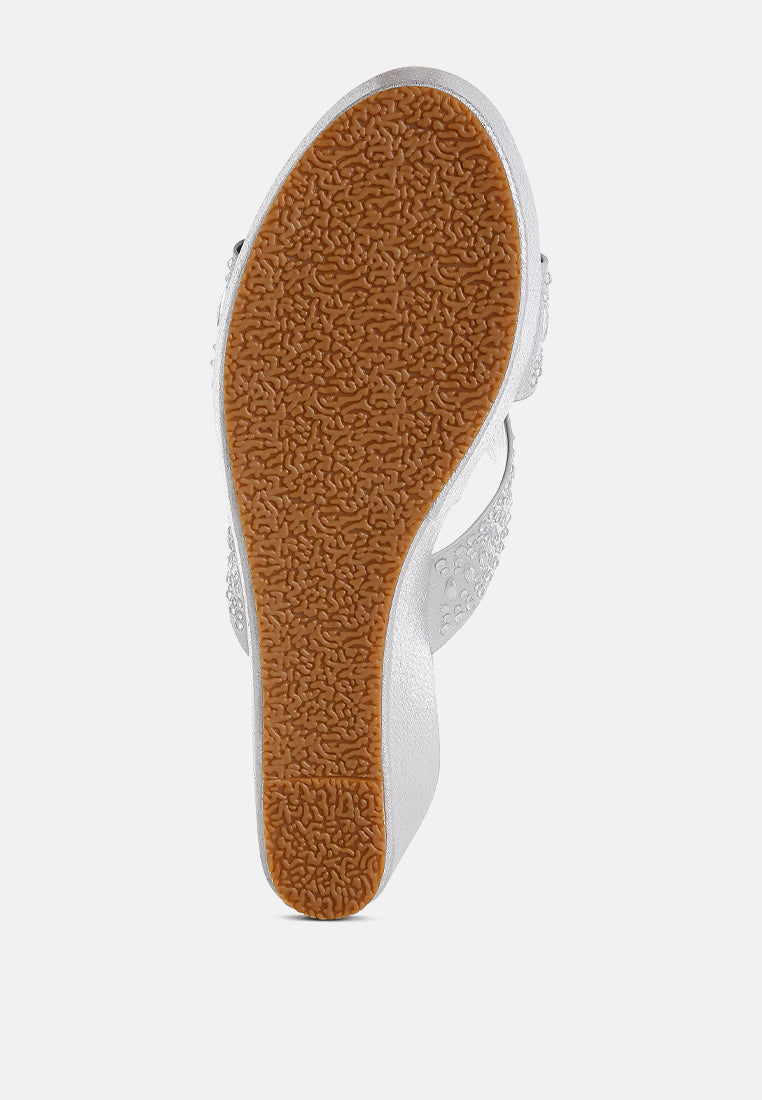 marnier diamante & rhinestone detail cut-out sandals#color_silver