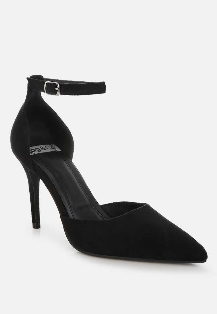 Women Microfiber Stiletto Sandals