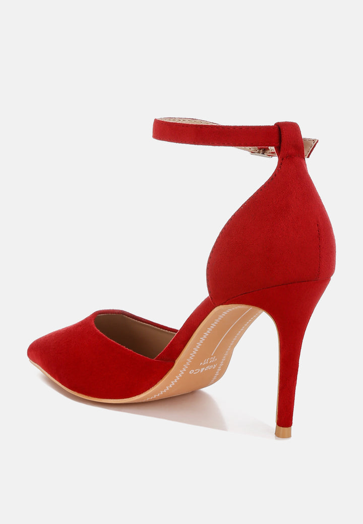microfiber stiletto sandals by ruw#color_red